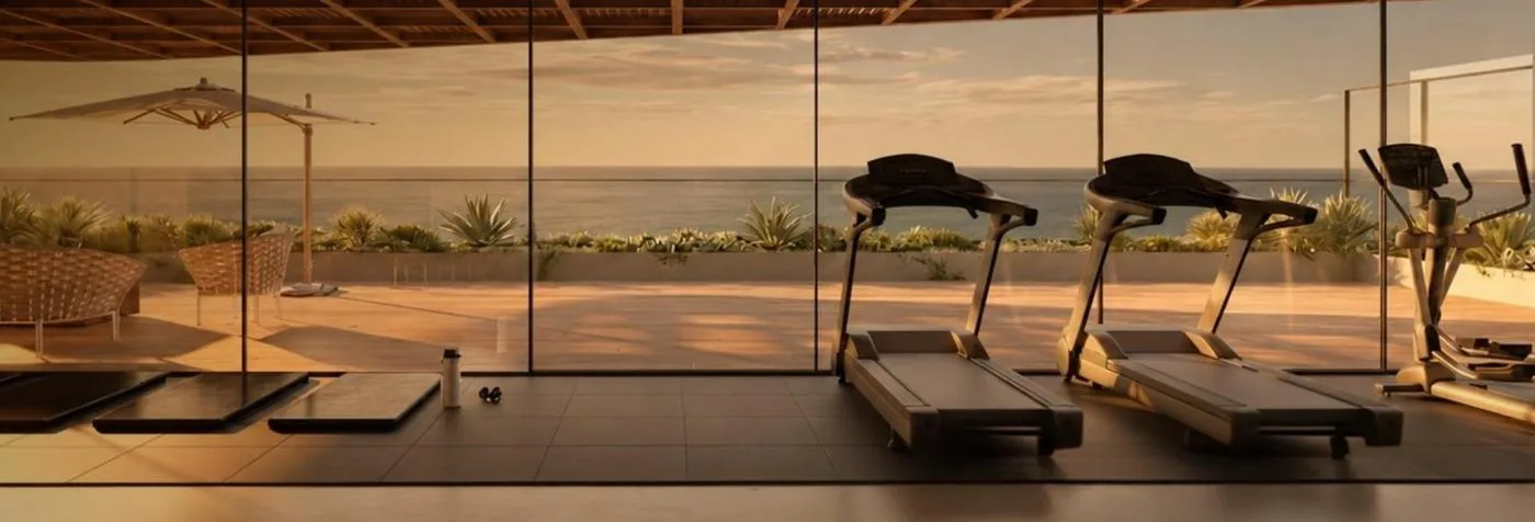 Academia com vista para o mar